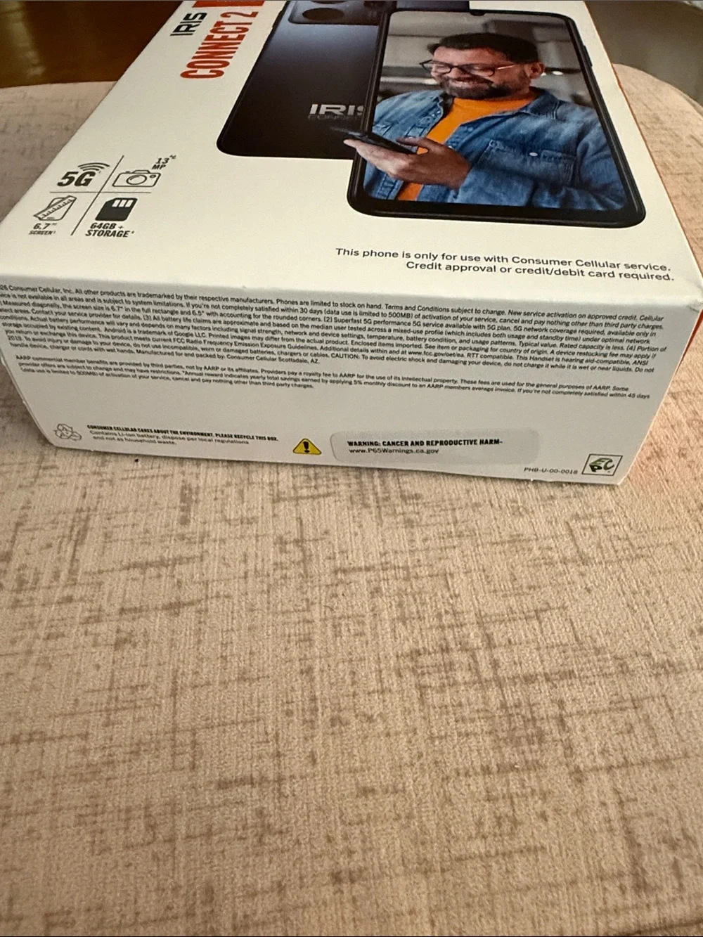 iris Connect 2 Smartphone - Blue and Black
